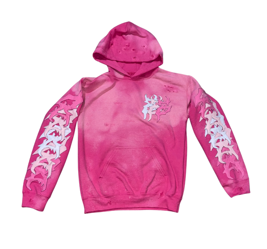 PINK ACID HOODIE